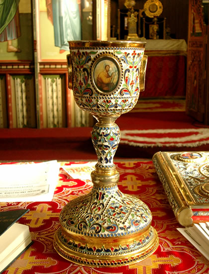Il calice eucaristico