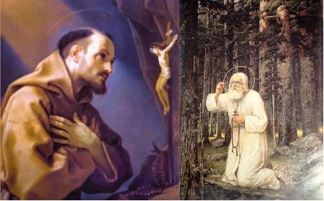 Una comparazione tra il misticismo di Francesco d'Assisi e quello di san Serafino di Sarov