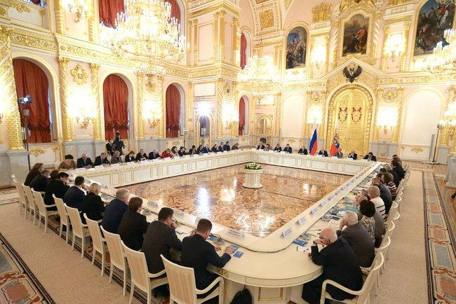 Riunione del Consiglio di Presidenza russo per la società civile e i diritti umani