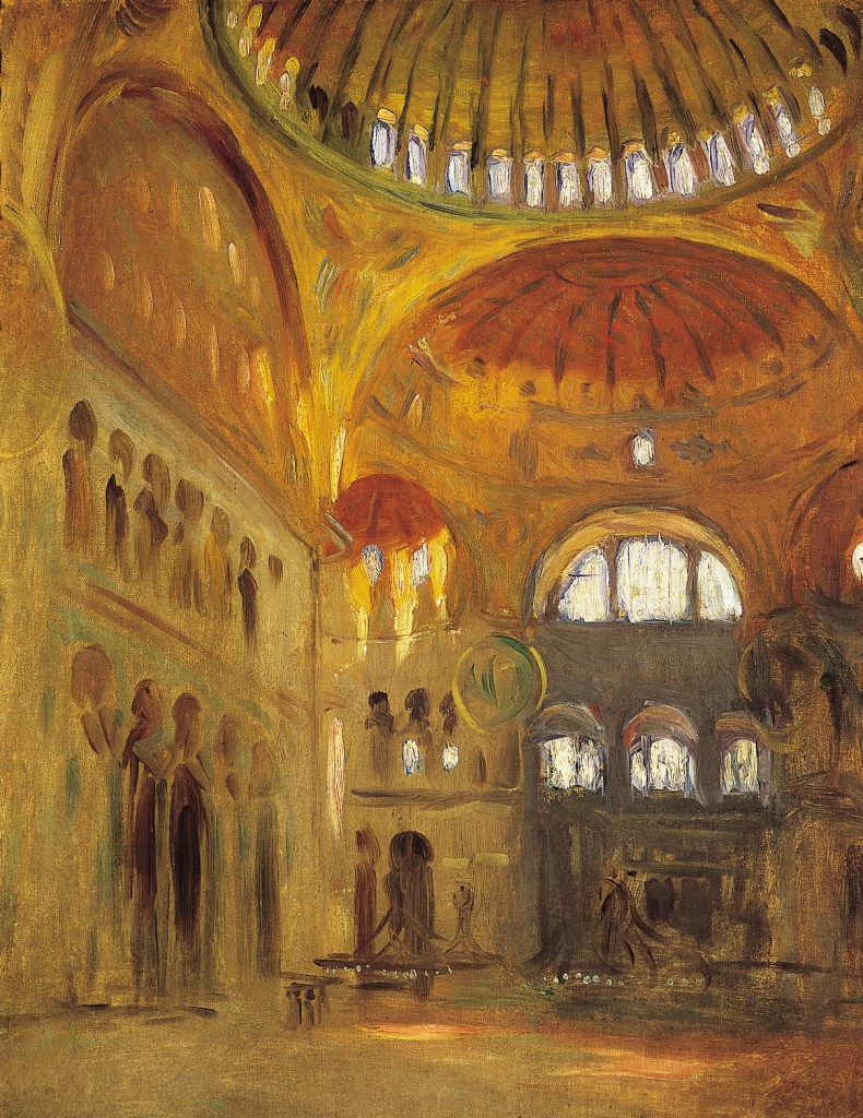 Architettura e iconografia ortodosse come soggetti di pittura
