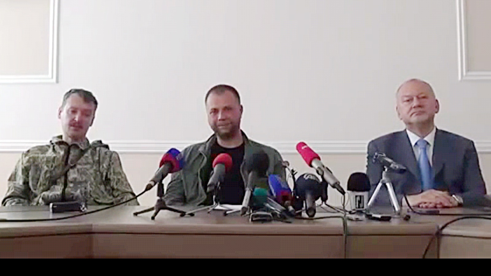 I leader e i difensori della Novorossija