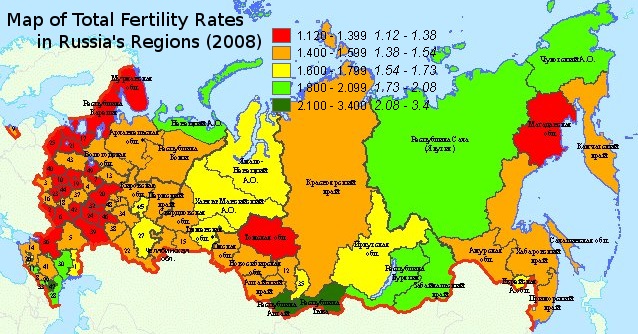 10 miti sulla demografia della Russia