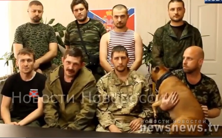 I miliziani del popolo della Novorossija si rivolgono agli europei