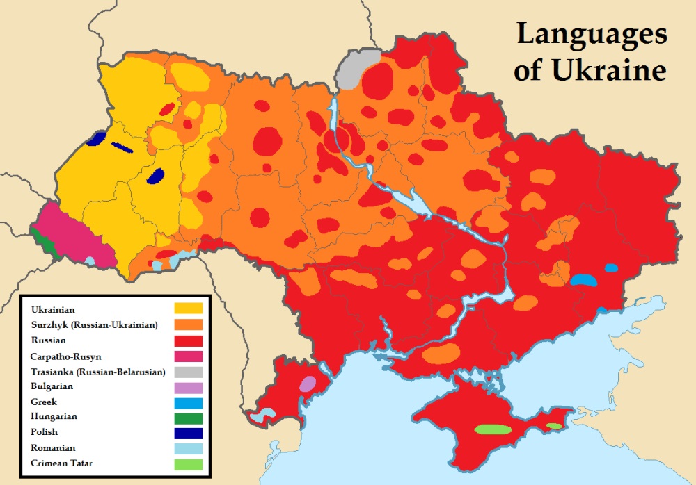 Le nostre analisi sulle lingue dell'Ucraina ricevono conferme