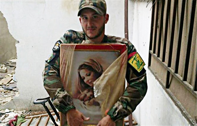 Immagini molto espressive di combattenti di Hezbollah