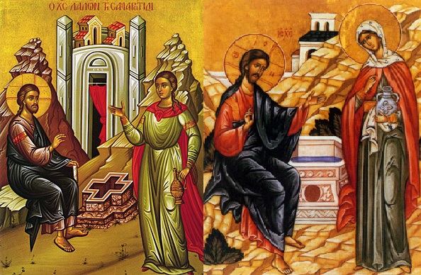 La donna samaritana, il battesimo e l'esagono