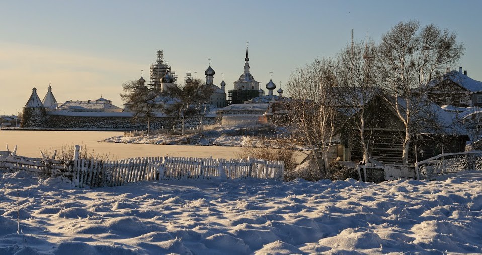 Le Solovki d'inverno
