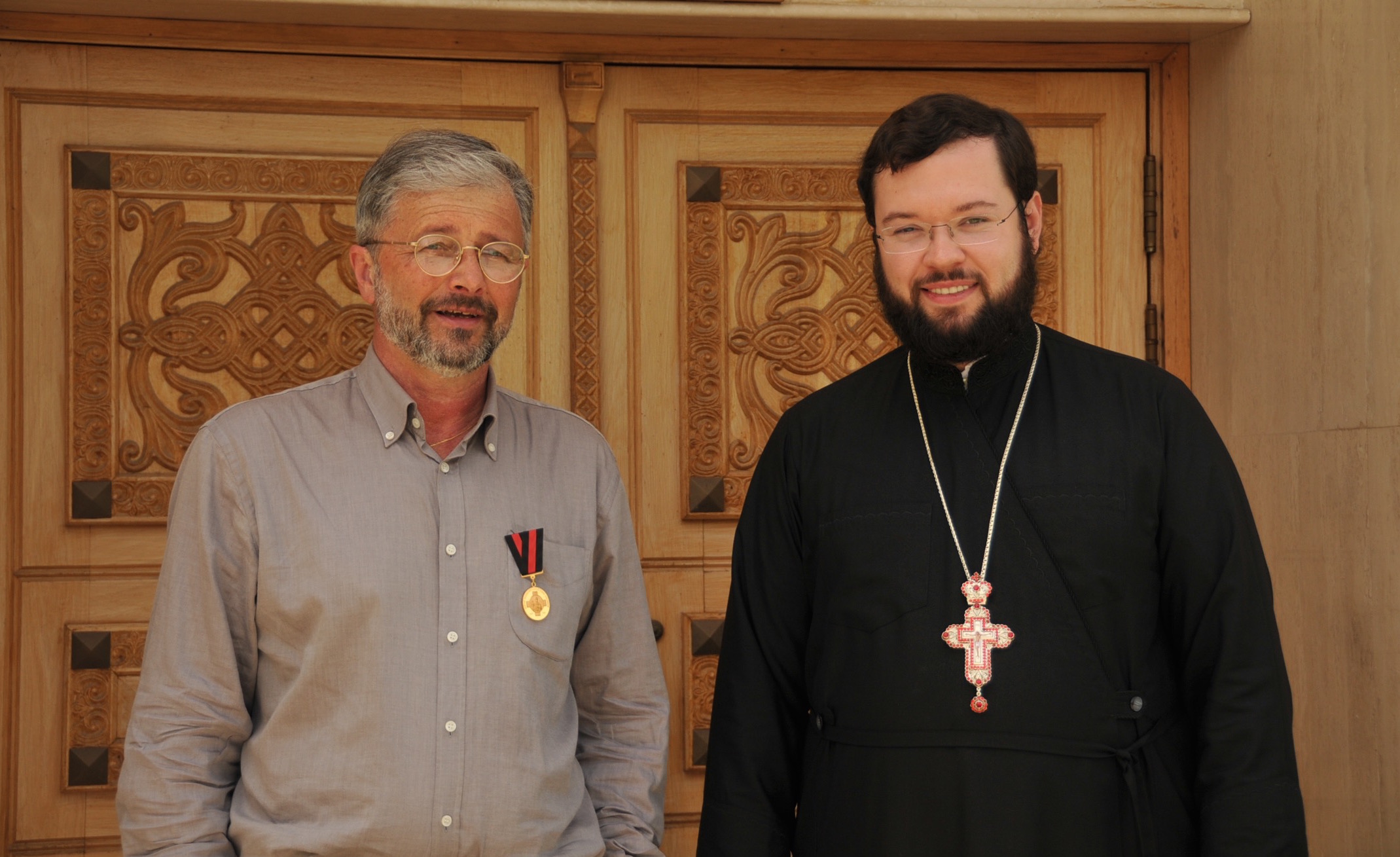 Onorificenza patriarcale a Mikhail Talalay