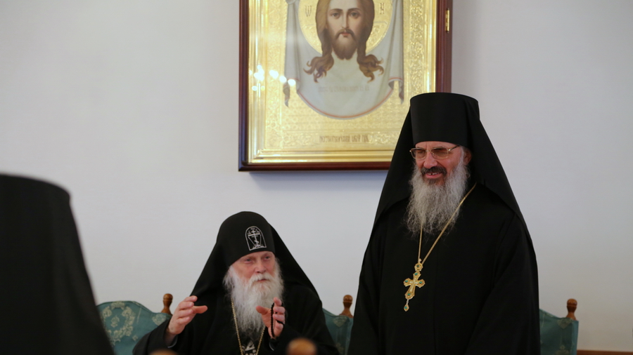 Padre Gabriel (Bunge) alla Lavra di Kiev