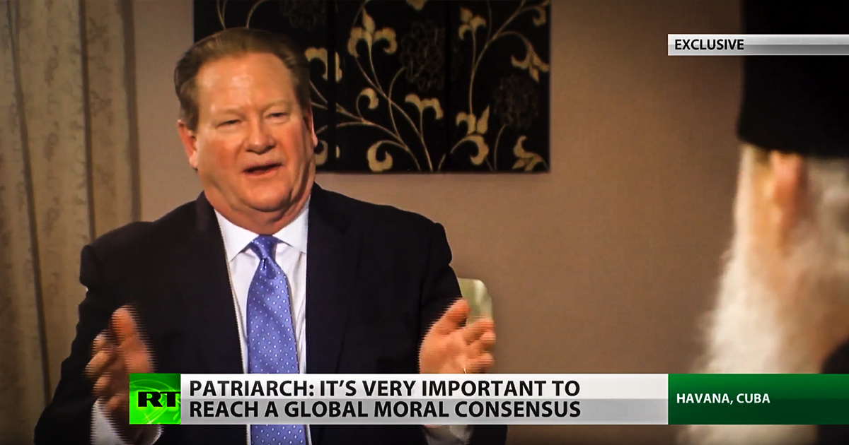 Intervista di Ed Schultz al patriarca Kirill