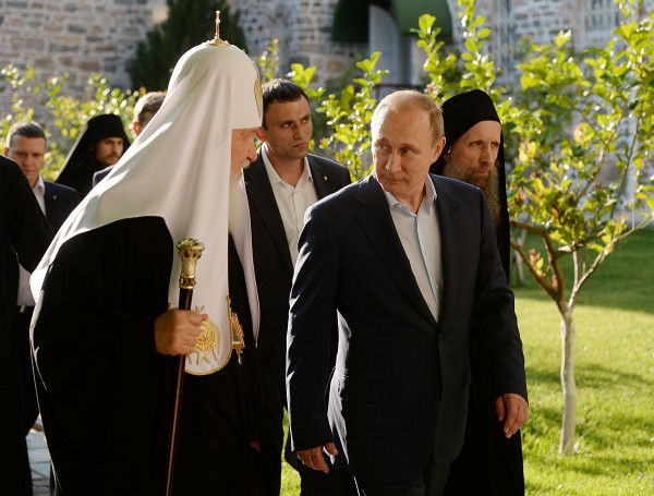 Il patriarca Kirill e Putin al Monte Athos (Foto)