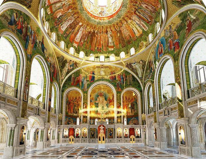 Immagini dalla chiesa del monastero Sretenskij
