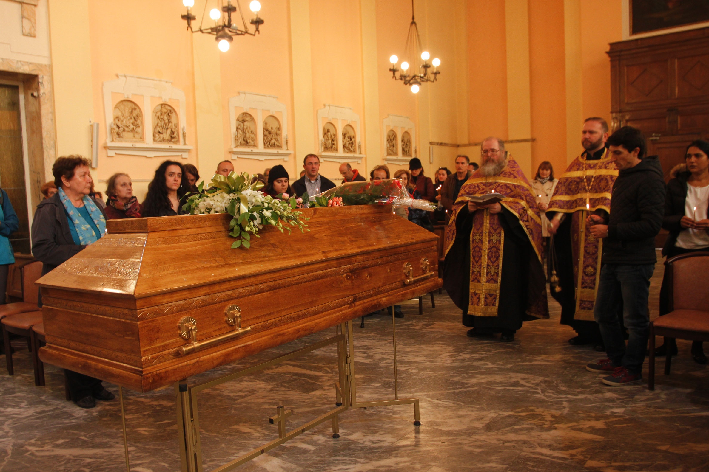 Il funerale di Tatjana Mrkić