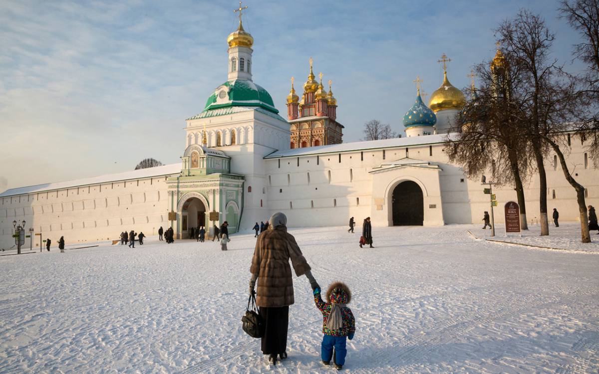 I 10 monasteri più belli della Russia: una veduta invernale