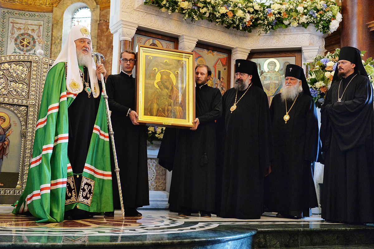 Predica del patriarca Kirill alla cattedrale della Dormizione a Londra