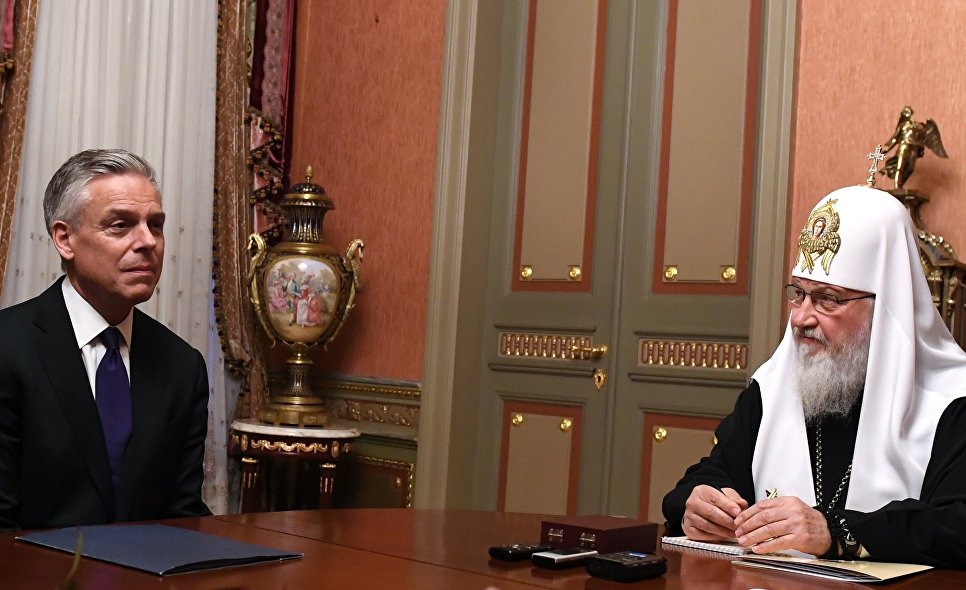 Il patriarca Kirill incontra il nuovo ambasciatore americano a Mosca