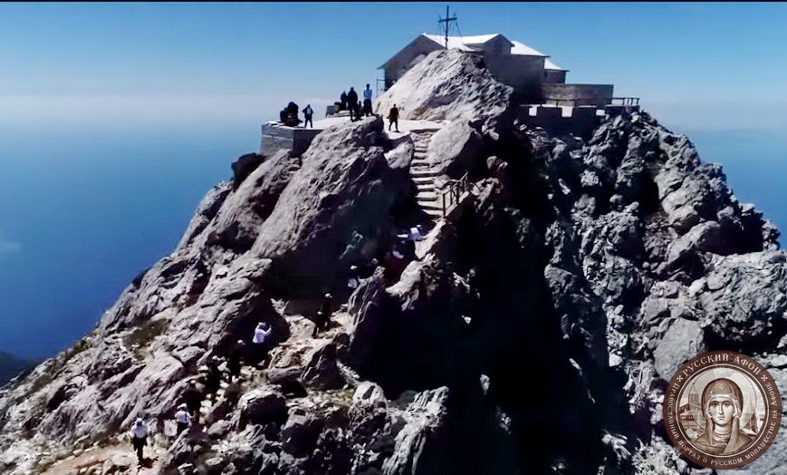 Il primo capo di stato sulla vetta del Monte Athos