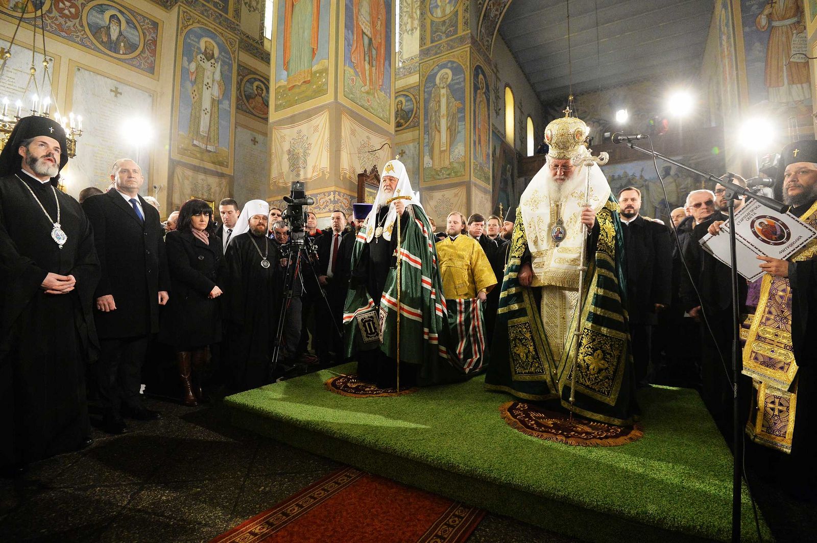Concelebrazione di patriarchi in Bulgaria