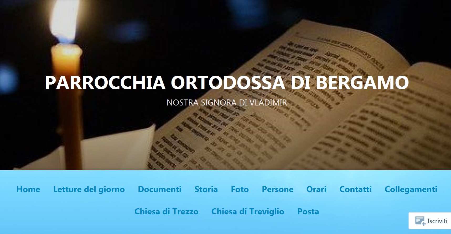 Nuovo sito della parrocchia di Bergamo