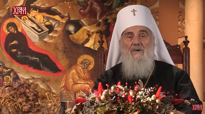 Video-messaggio di Natale del patriarca Irinej