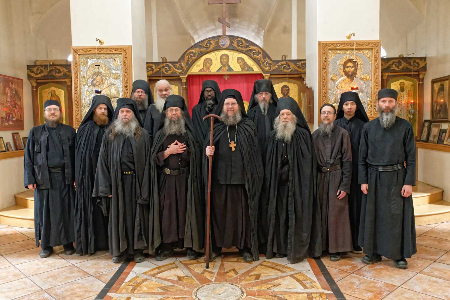 Il monastero di Platina minacciato dagli incendi