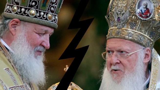 Il patriarca Bartolomeo accusa il patriarca Kirill di papismo