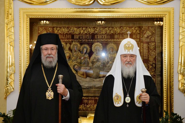 Appello del patriarca Kirill all'arcivescovo di Cipro