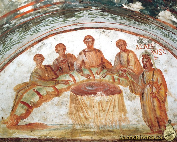 La liturgia eucaristica e il suo legame con le agapi o mense fraterne
