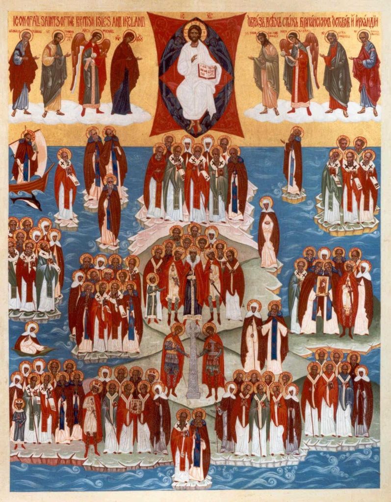 La Chiesa russa compila tutti i testi liturgici noti sui santi delle Isole Britanniche