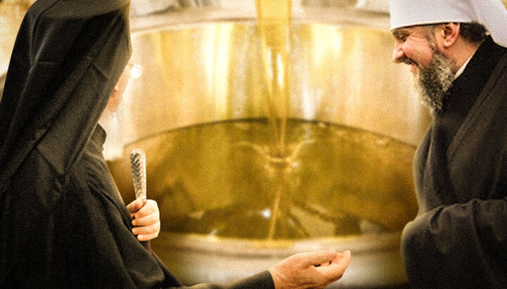 La creazione del crisma come coercizione per "riconoscere" gli scismatici