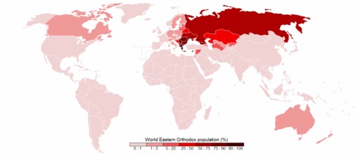 Statistiche aggiornate sulla Chiesa ortodossa nel mondo