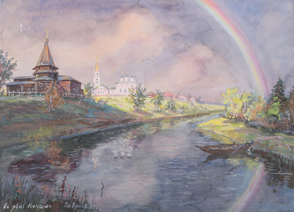 Architettura russa dimenticata nei disegni di Vladimir Orlov