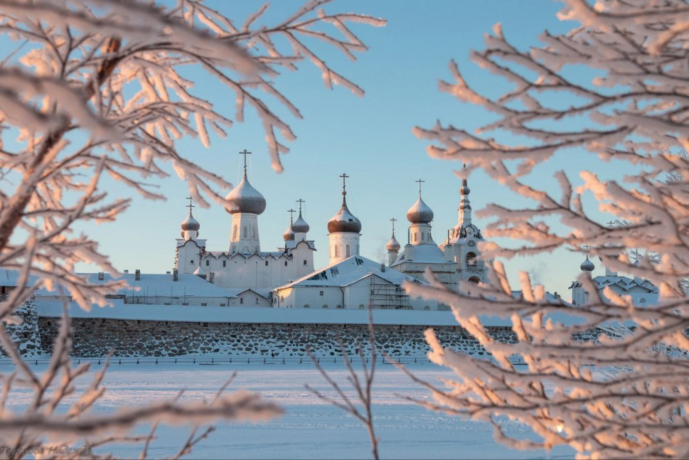 Le Solovki d'inverno