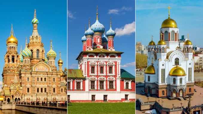 Le tre chiese "sul sangue versato" della Russia