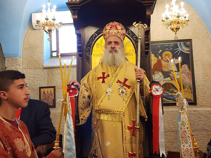 Lettera dall'arcivescovo Atallah al vicepresidente Vance