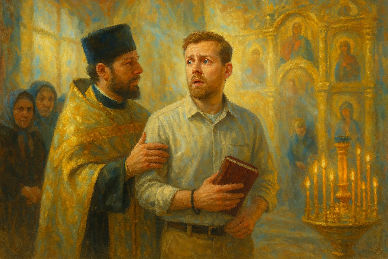 Da battista a Bisanzio: una lettera dal mio amico spiritualmente disorientato in Russia