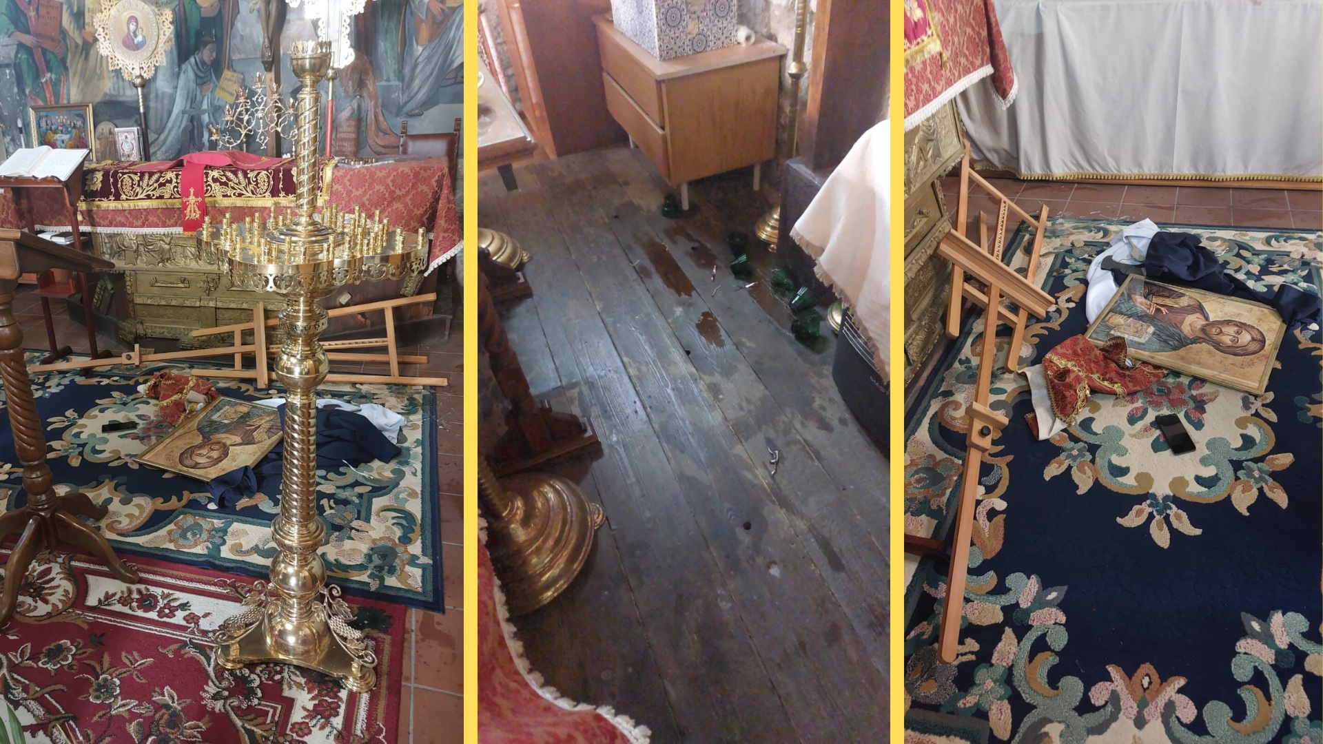 Vandalismo in un luogo di culto ortodosso a Olbia