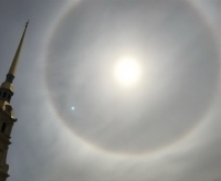 Un segno nel cielo a San Pietroburgo